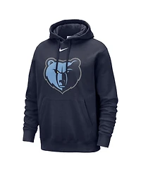 Nike Men's Navy Memphis Grizzlies Essential Logo Club Pullover Hoodie