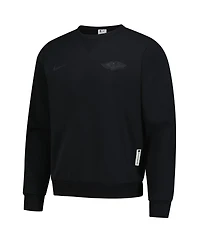 Nike Men's Black New Orleans Pelicans Authentic Standard Issue Travel Dri-fit Sweatshirt
