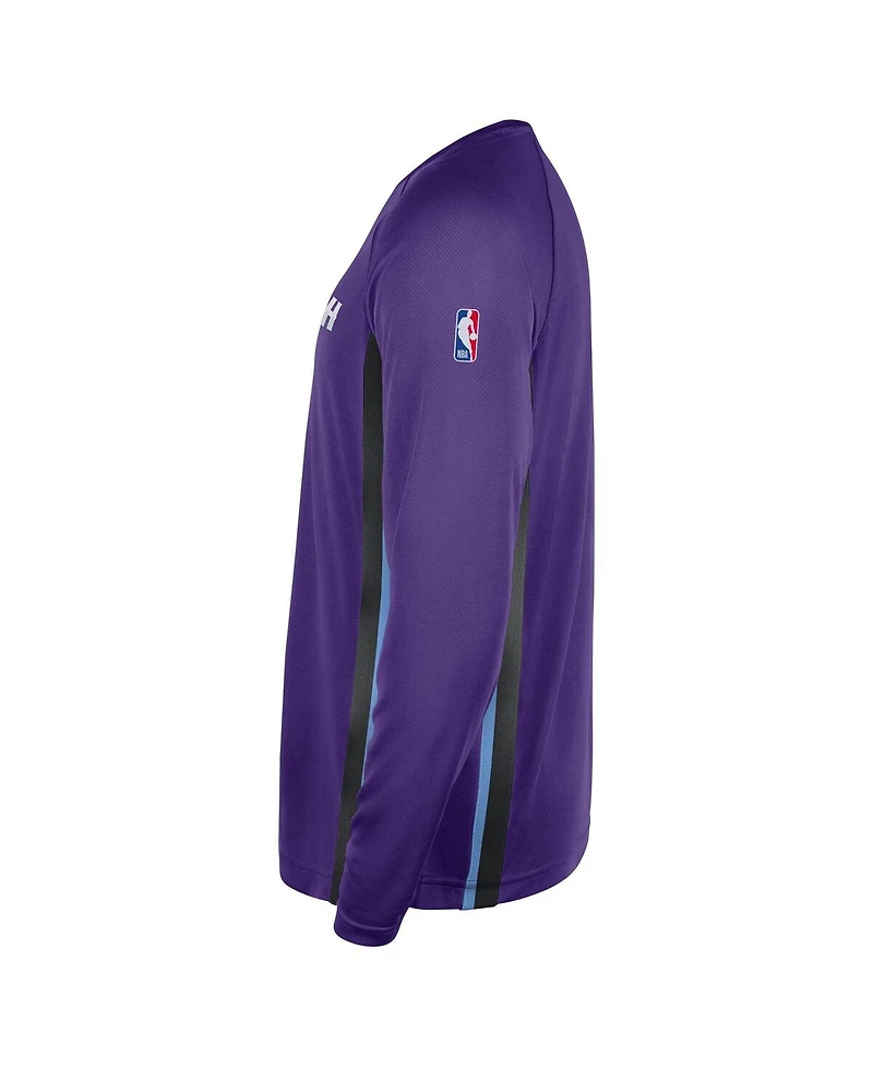 Nike Men's Purple Utah Jazz 2025/26 Authentic Pre-Game Legend Dri-fit Long Sleeve Shooting T-Shirt