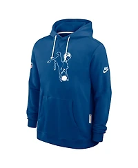 Nike Men's Royal Indianapolis Colts Sideline Standard Issue Alt 2 Dri-fit Hoodie