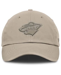 Fanatics Men's Tan Minnesota Wild Authentic Pro Road Adjustable Hat