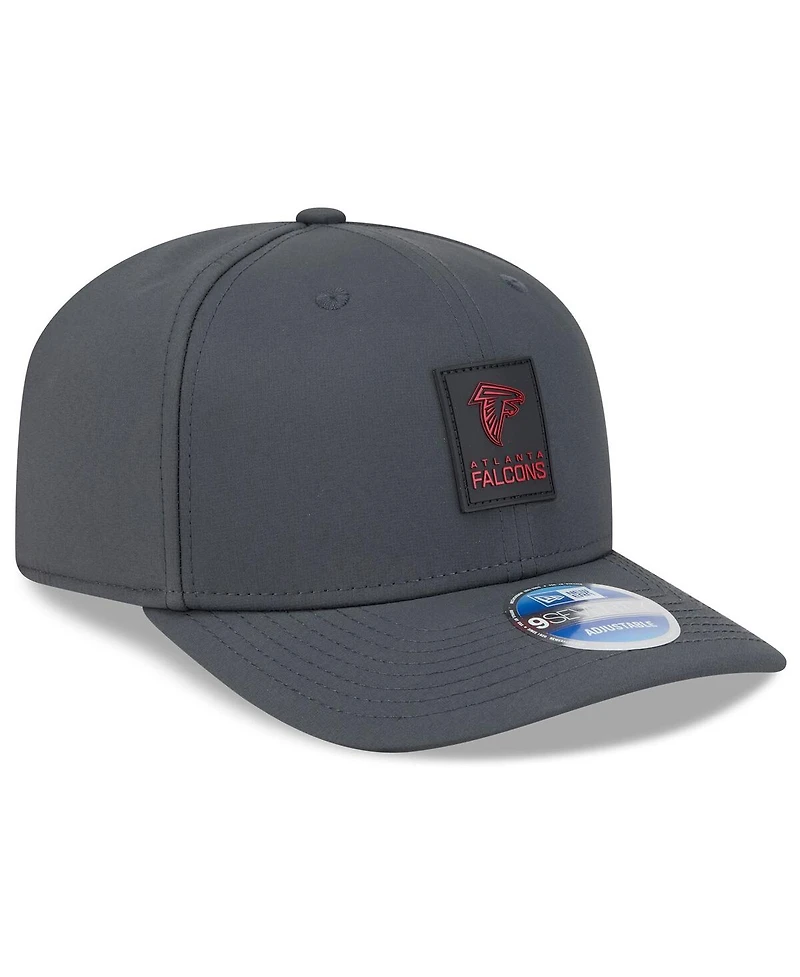 New Era Men's Charcoal Atlanta Falcons 2025 Sideline Cold Weather 9SEVENTY Adjustable Hat