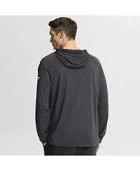 Fanatics Men's Charcoal Carolina Hurricanes Authentic Pro Rink Raglan Hoodie