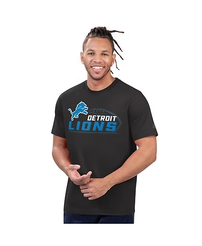 Starter Men's Heather Black Detroit Lions Prime Time T-Shirt