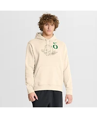 Nike Men's Cream Oregon Ducks Campus Shadow Hoodie