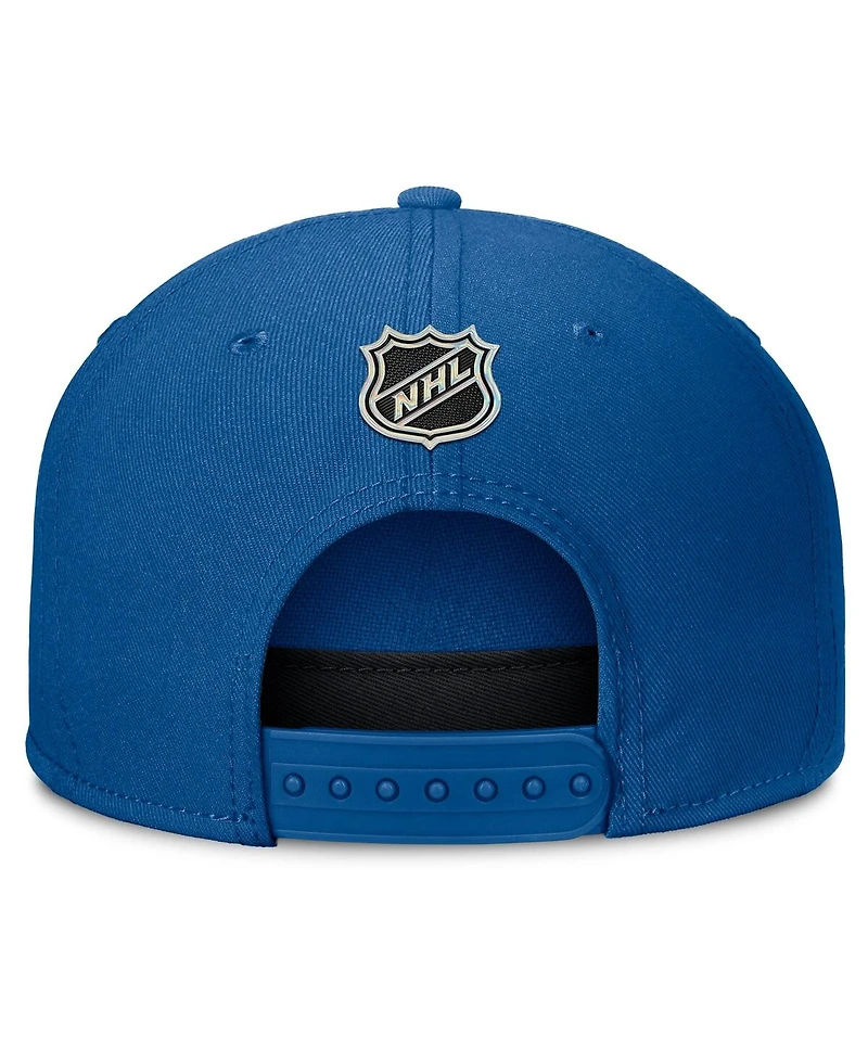 Fanatics Men's Blue St. Louis Blues Authentic Pro Rink Team Code Snapback Hat