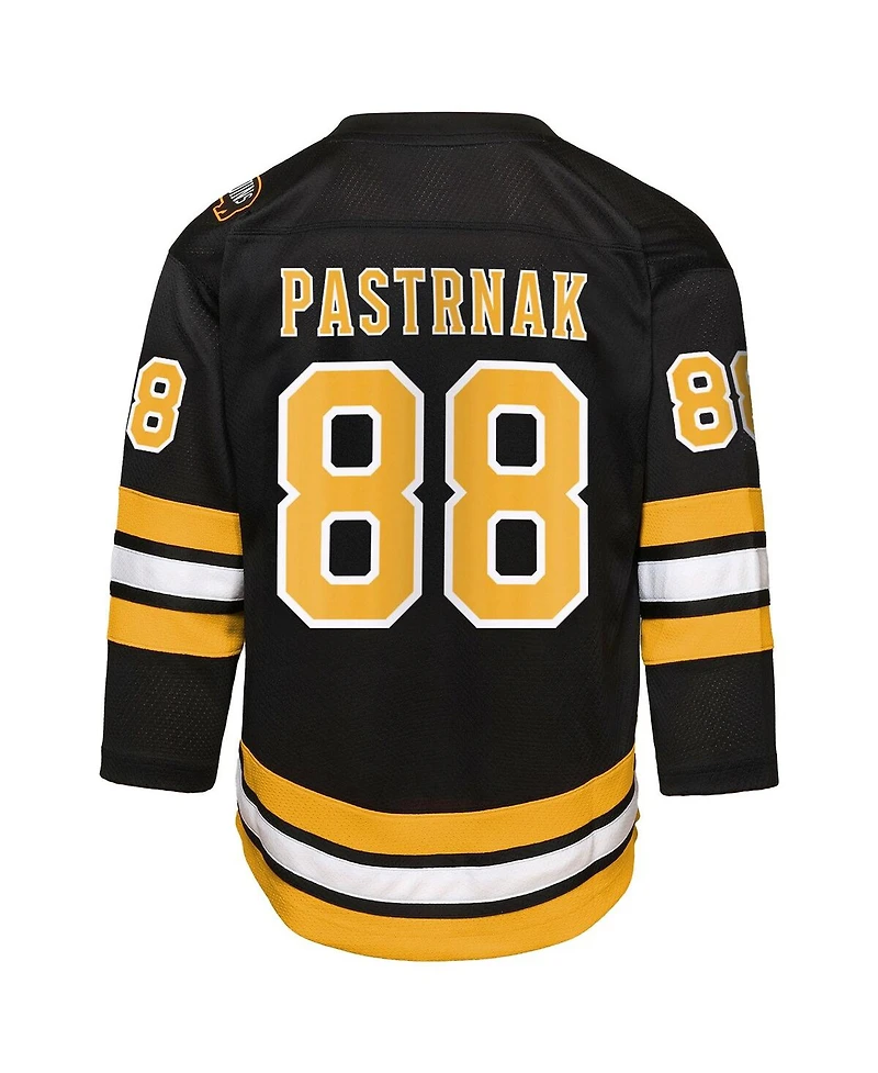 Outerstuff Big Boys and Girls David Pastrnak Boston Bruins Home Replica Player Jersey