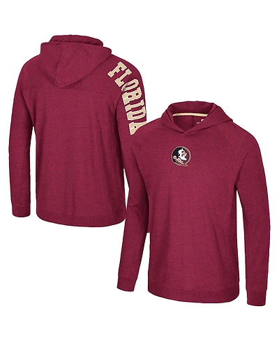 Colosseum Men's Garnet Florida State Seminoles Back Business Long Sleeve Raglan T-Shirt