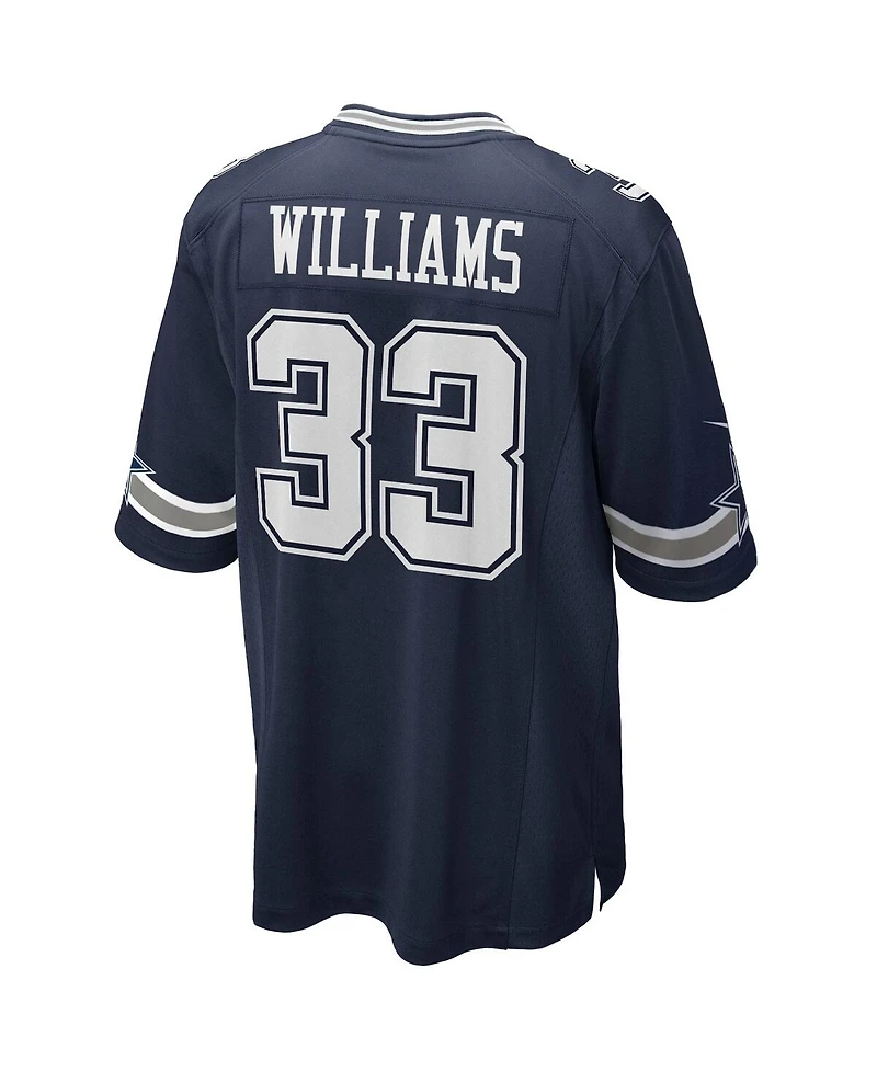 Nike Men's Javonte Williams Navy Dallas Cowboys Team Game Jersey