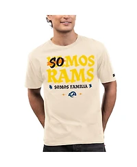 Starter Men's Oatmeal Los Angeles Rams Somos T-Shirt