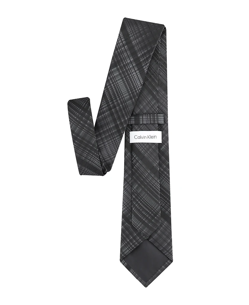 Calvin Klein Men's Kalie Ombre Plaid Tie