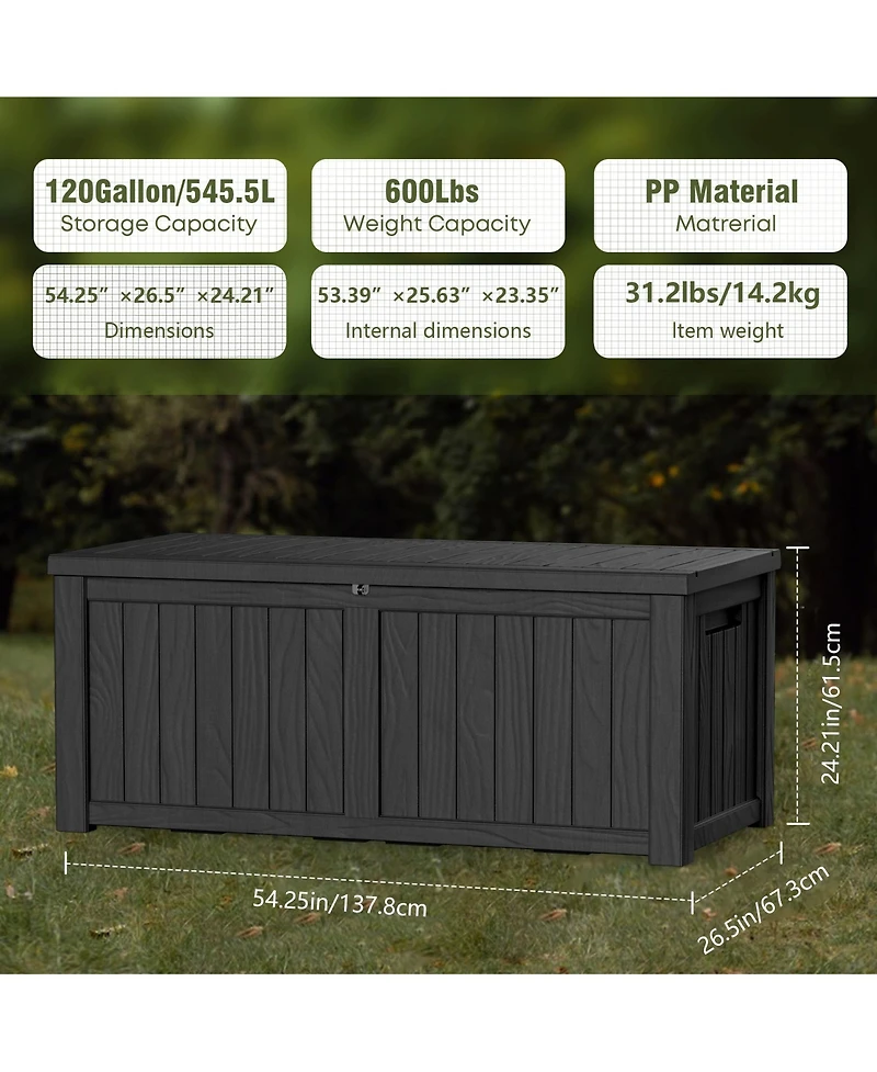 Decksplore 120 Gallon deck box