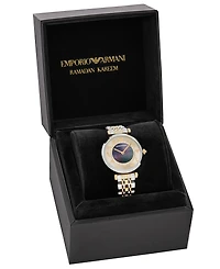 Emporio Armani Women's Two-Hand Two-Tone Stainless Steel Watch, 32mm