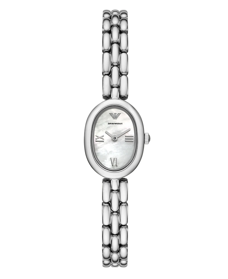 Emporio Armani Women's Two-Hand Stainless Steel Watch, 24mm