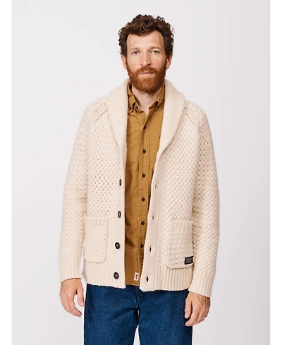 Aubin Men's Frampton Shawl Cardigan Sweater