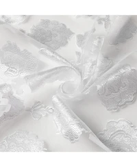 Moroccan Accents by Kate Aurora 1 Piece Rod Pocket Clipped Elegant Sheer Curtain Panel