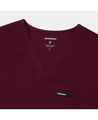 Jaanuu Men's Platt 3-Pocket Classic V-Neck Scrub Top