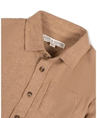 Hope & Henry Little and Big Boys' Organic Long Sleeve Flannel Button Down Shirt
