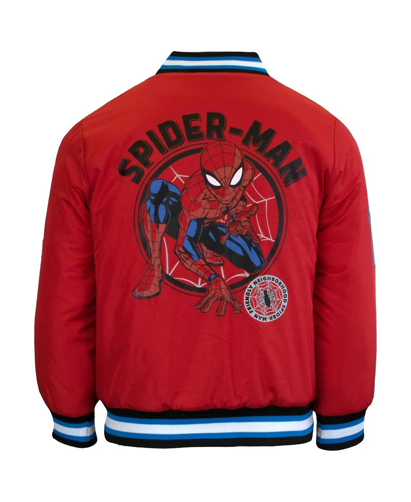 Spider-Man Big Boys Marvel Superheroes Bomber Jacket