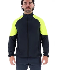 RefrigiWear Men's Endurance Active Full-Zip Mid-Layer – Lightweight, Breathable Waffle Fleece