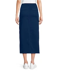 Lands' End Women's Cool Fade Cargo Maxi Skirt
