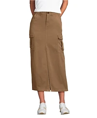 Lands' End Women's Cool Fade Cargo Maxi Skirt