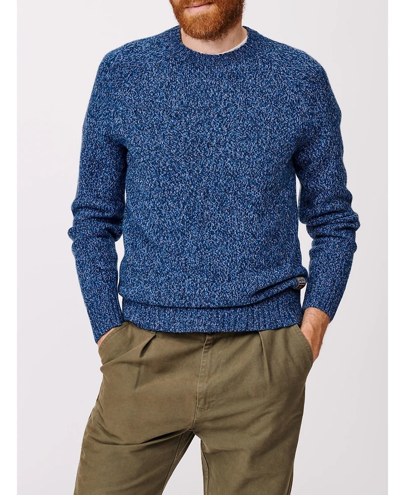 Aubin Men's Riply Twist Crew Neck Sweater