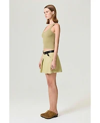 Nocturne Women's Pleated Mini Skirt