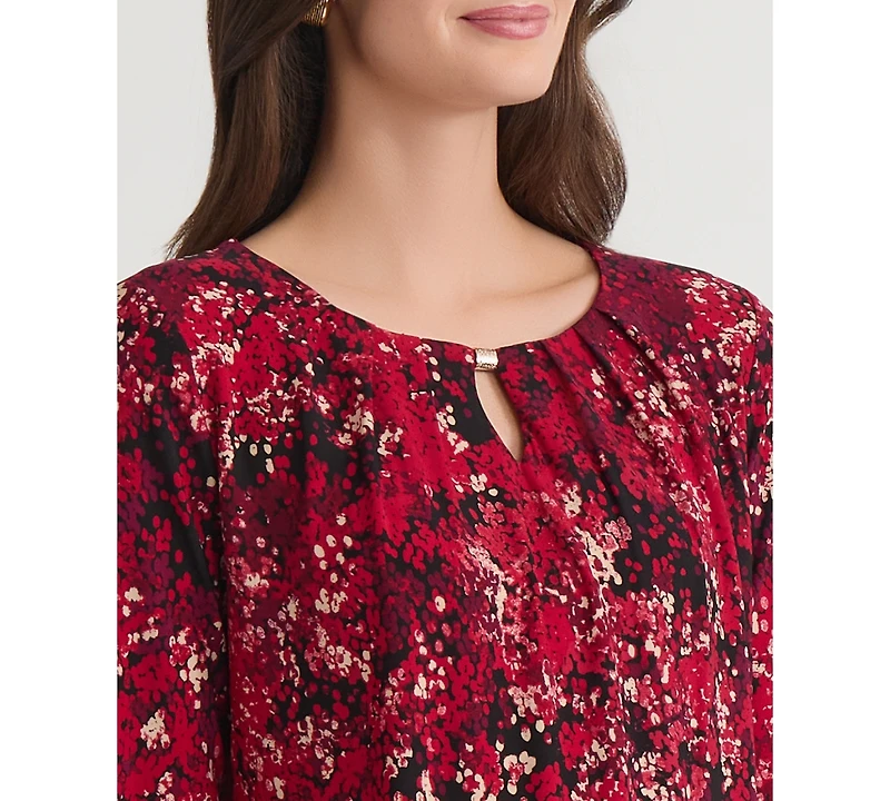 Kasper Petite Scoop Neck Top