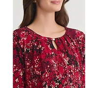 Kasper Petite Scoop Neck Top