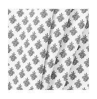 Ellis Curtain Manchester Window Treatment 3" Rod Pocket 100% Cotton Curtain Panel Pairs 100" x 63" Black