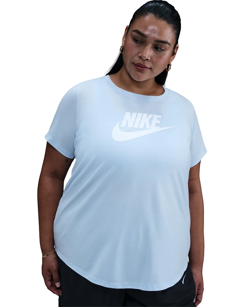 Nike Plus Active Sportswear Essentials Short-Sleeve Logo T-Shirt