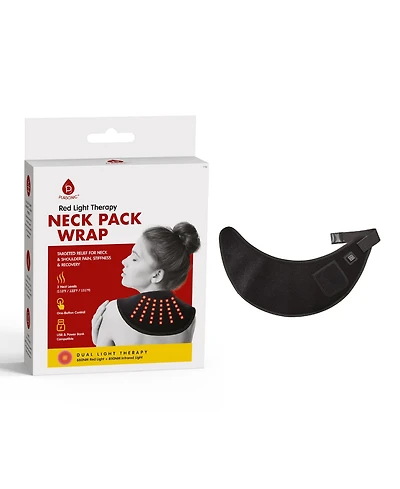 Pursonic Red Light Therapy Neck Pack Wrap – Targeted Relief for Neck & Shoulders