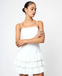 French Connection Women's Whisper Tiered Mini Dress