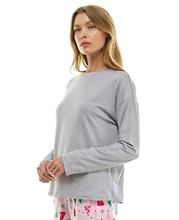 Roudelain Women's Long-Sleeve Drop Shoulder Top