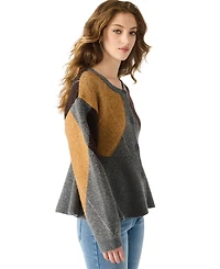 Steve Madden Women's Lillie Crewneck Cardigan Sweater