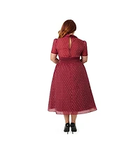 Unique Vintage Plus 1950s Libby Swing Dress