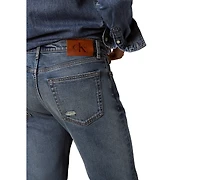 Calvin Klein Men's Standard Straight-Fit Stretch Jeans