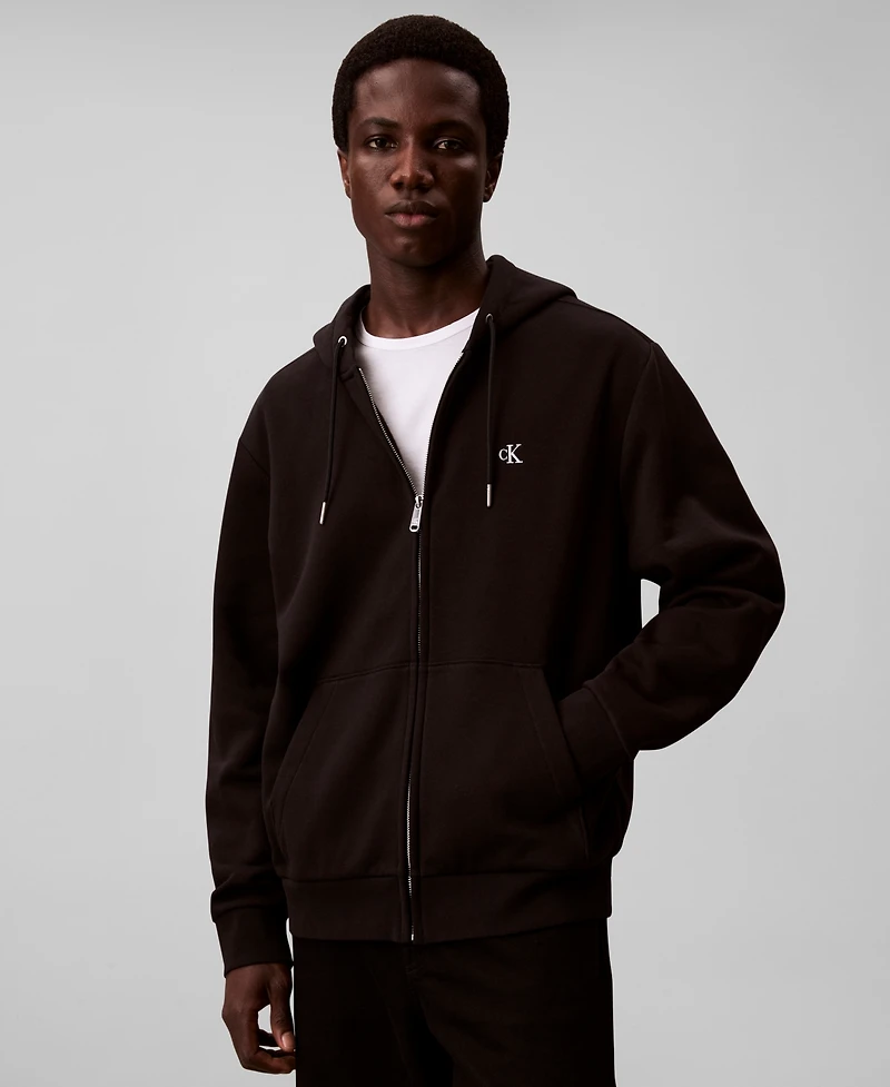 Calvin Klein Men's Archive Logo Zip Hoodie
