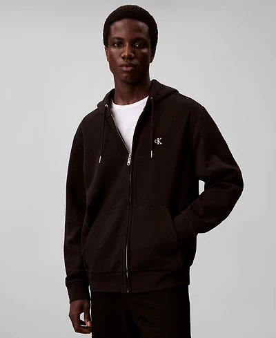 Calvin Klein Men's Archive Logo Zip Hoodie