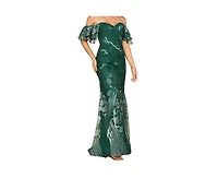 Lara Women's Off Shoulder Mermaid Lace Gown