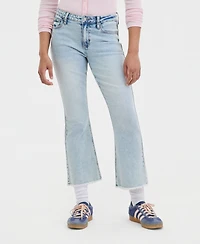 Celebrity Pink Juniors' Mid-Rise Cropped Kick-Flare Jeans