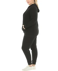 White Mark Plus Super Soft Two Piece Ribbed Set