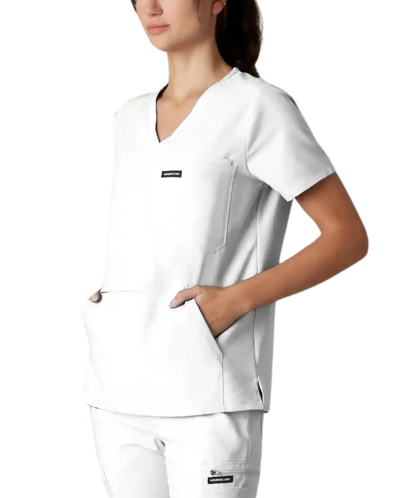 Members Only Women's Cordoba 5-Pocket Scrub Top