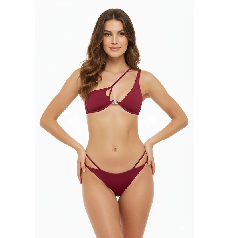 Jendue Women's Arlo Asymmetric Bikini | Swimwear (6 Colors)