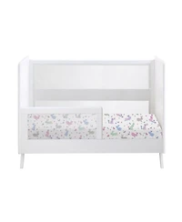 BreathableBaby Cotton Percale Fitted Sheet, For 52" x 28"/132 71 cm Crib & Toddler Bed Mattress (2-Pack)