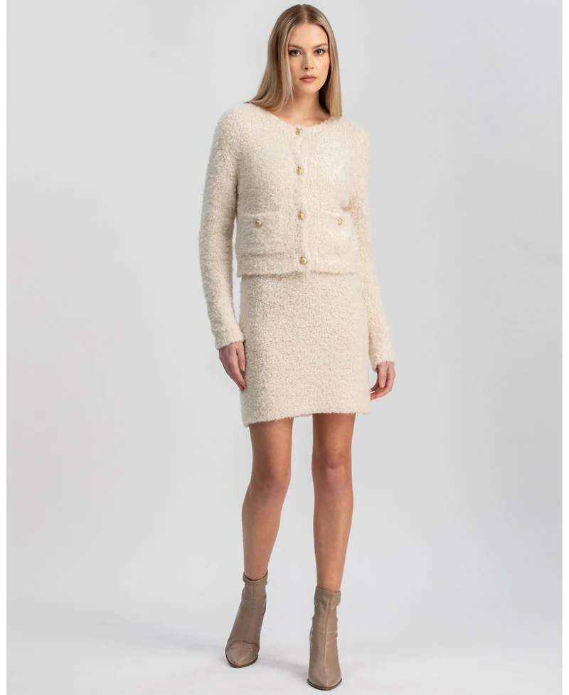 Pietro Brunelli Milano Women's Button Courchevel Cardigan