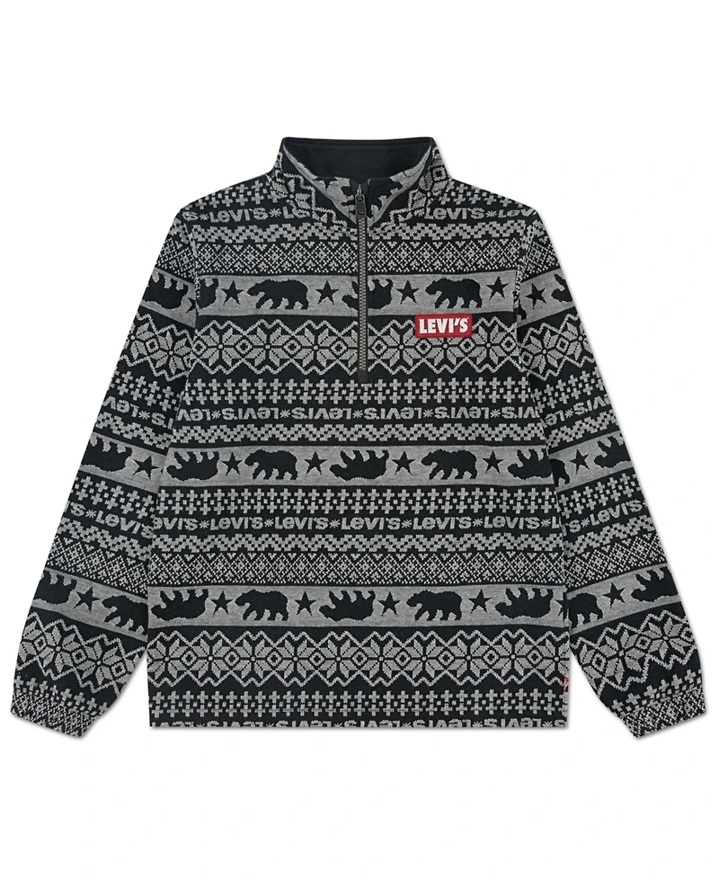 Levi's Boys 8-20 Geo Print Long-Sleeve Sweatshirt