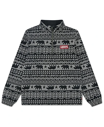 Levi's Boys 8-20 Geo Print Long-Sleeve Sweatshirt