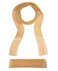 Lauren Ralph Lauren Gold-Tone Chain Mesh Flex Bracelet